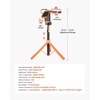 image:imageVEVOR LED Work Light with Stand 21000 Lumens ThreeHead Portable Camping Light with Individual Switch Tripod Stand 1083 ft Power Cord for Indoor Outdoor Job Site Construction IP65 Waterproof2200 LM  8Ah  1 Pack