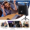 image:imageVEVOR Portable Vocal Booth 656 ft Height EchoFree Recording Studio BoothBlack