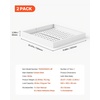 image:imageVEVOR Pull Out Cabinet Organizer 2 Pack Expandable Width 122189 2047 Deep Pull Out Drawers for Cabinets Sliding Drawer for Kitchen Pantry Cabinet Organizer with Nano Adhesive Strips WhiteWhite
