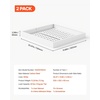 image:imageVEVOR Pull Out Cabinet Organizer 2 Pack Expandable Width 122189 2047 Deep Pull Out Drawers for Cabinets Sliding Drawer for Kitchen Pantry Cabinet Organizer with Nano Adhesive Strips WhiteWhite