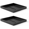 image:imageVEVOR Pull Out Cabinet Organizer 2 Pack Expandable Width 122189 2047 Deep Pull Out Drawers for Cabinets Sliding Drawer for Kitchen Pantry Cabinet Organizer with Nano Adhesive Strips WhiteBlack