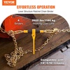 image:imageVEVOR Ratchet Chain Binders 14516 2600 lbs Safe Working Load 4 Pack Load Binder with 2 Grab Hooks Tie Downs for Transport Chain Heavy Duty Tow Chain Ratchet Binders for Flatbed Truck Trailer4 pcs