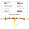 image:imageVEVOR Ratchet Chain Binders 14516 2600 lbs Safe Working Load 4 Pack Load Binder with 2 Grab Hooks Tie Downs for Transport Chain Heavy Duty Tow Chain Ratchet Binders for Flatbed Truck Trailer4 pcs