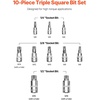 image:imageVEVOR Torx Bit Socket and External Torx Socket Set 60Piece T6T70 TT6TT70 TP8TP60 E4E24 S2 Alloy Steel and CrV Steel 14 in 38 in and 12 in Drives with Enhanced Storage Case Hand Use10 PCS