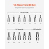 image:imageVEVOR Torx Bit Socket and External Torx Socket Set 60Piece T6T70 TT6TT70 TP8TP60 E4E24 S2 Alloy Steel and CrV Steel 14 in 38 in and 12 in Drives with Enhanced Storage Case Hand Use13 PCS
