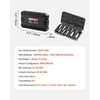 image:imageVEVOR Torx Bit Socket and External Torx Socket Set 60Piece T6T70 TT6TT70 TP8TP60 E4E24 S2 Alloy Steel and CrV Steel 14 in 38 in and 12 in Drives with Enhanced Storage Case Hand Use10 PCS