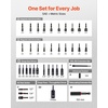 image:imageVEVOR Torx Bit Socket and External Torx Socket Set 60Piece T6T70 TT6TT70 TP8TP60 E4E24 S2 Alloy Steel and CrV Steel 14 in 38 in and 12 in Drives with Enhanced Storage Case Hand Use80 pcs