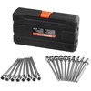 image:imageVEVOR Torx Bit Socket and External Torx Socket Set 60Piece T6T70 TT6TT70 TP8TP60 E4E24 S2 Alloy Steel and CrV Steel 14 in 38 in and 12 in Drives with Enhanced Storage Case Hand Use18 PCS