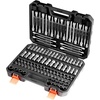image:imageVEVOR Torx Bit Socket and External Torx Socket Set 60Piece T6T70 TT6TT70 TP8TP60 E4E24 S2 Alloy Steel and CrV Steel 14 in 38 in and 12 in Drives with Enhanced Storage Case Hand Use107 PCS