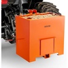 image:imageVEVOR Ballast Box 3Point Category 1 Tractor Ballast of 800 lbs Capacity with Standard 2 Inch Hitch Receiver HeavyDuty Steel 5 ft Large Volume Durable Loader Attachment with Sliding Door RedOrange