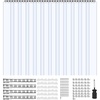 image:imageVEVOR Clear PVC Strip Curtain 84 in Height x 72 in Width x 008 in Thickness 12 PCS Walk in Freezer Cooler Curtain Strips Smooth Waterproof Plastic Door Strips for Warehouse Freezer Garage DoorsVEVOR PVC Strip Curtain Set 14 Strips  Accessories