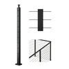 Corner Post-Black