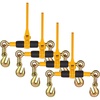 image:imageVEVOR Ratchet Chain Binders 14516 2600 lbs Safe Working Load 4 Pack Load Binder with 2 Grab Hooks Tie Downs for Transport Chain Heavy Duty Tow Chain Ratchet Binders for Flatbed Truck Trailer4 pcs