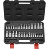 image:imageVEVOR Torx Bit Socket and External Torx Socket Set 60Piece T6T70 TT6TT70 TP8TP60 E4E24 S2 Alloy Steel and CrV Steel 14 in 38 in and 12 in Drives with Enhanced Storage Case Hand Use32 PCS