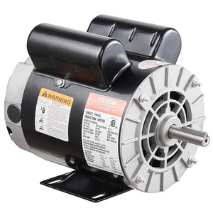 image:imageVEVOR 37HP Air Compressor Motor 3450RPM Electric Motor 230V 172 Amps 58 Keyed Shaft 56 Frame 188 Shaft Length Single Phase CCWCW Rotation Factory Setting is CCW1