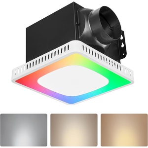image:imageVEVOR Bathroom Exhaust Fan 80 CFM Bathroom Vent LowNoise Premium Motor Ceiling Fan Standard 4inch Duct Interface for Laundry Room Storage Room Home Ventilation White7 colors