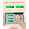 image:imageVEVOR Computing Digital Platform Scale 220 lbs Load 004 lbs Accuracy Electronic Floor Scale with LBKG Tare Price Calculator ACDC Power Supply Fit for Luggage Shipping Packages Postage220lbs