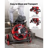 image:imageVEVOR Drain Cleaner Machine 75FT x 38 Inch Auto Feed Sewer Snake Drain Auger on Wheels Portable Drain Cleaning Machine with 8 Cutters amp Airactivated Foot Switch for 2 to 4 Pipes100 FT x 12