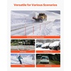image:imageVEVOR Driveway Markers 20Pcs 58 in Long 516 in Dia HiVisibility Driveway Reflectors with 12 in Steel Drill Bits Reflective Snow Sticks Fiberglass Pole for Parking Lots Walkways Snow Plowing72 Inch