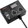 image:imageVEVOR NEMA Splitter for Dryer and EV 3Color LED Indicator 240V Smart Power Distribution with NEMA 1430 Plug NEMA 1430 amp NEMA 1450 Outlets Large 34Inch LCD Screen for Max 24A Dryer or EVNEMA 1030P to 1030R2