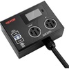 image:imageVEVOR NEMA Splitter for Dryer and EV 3Color LED Indicator 240V Smart Power Distribution with NEMA 1430 Plug NEMA 1430 amp NEMA 1450 Outlets Large 34Inch LCD Screen for Max 24A Dryer or EVNEMA 1450P to 1450R2
