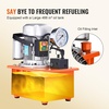 image:imageVEVOR Electric Driven Hydraulic Pump 750W 10000 PSI 120V Double Acting Hydraulic Pump Power Pack Unit Solenoid Valve with Pedal Switch 21 Gal  8L for Punching Bending Double Acting CylindersSingle acting  Manual Valve  Orange