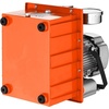 image:imageVEVOR Electric Driven Hydraulic Pump 750W 10000 PSI 120V Double Acting Hydraulic Pump Power Pack Unit Solenoid Valve with Pedal Switch 21 Gal  8L for Punching Bending Double Acting CylindersSingle acting  Manual Valve  Orange
