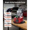 image:imageVEVOR Electric Driven Hydraulic Pump 750W 10000 PSI 120V Double Acting Hydraulic Pump Power Pack Unit Solenoid Valve with Pedal Switch 21 Gal  8L for Punching Bending Double Acting CylindersSingle acting  Pedal Switch