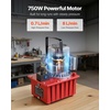image:imageVEVOR Electric Driven Hydraulic Pump 750W 10000 PSI 120V Double Acting Hydraulic Pump Power Pack Unit Solenoid Valve with Pedal Switch 21 Gal  8L for Punching Bending Double Acting CylindersSingle acting  Manual Valve
