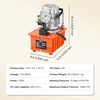 image:imageVEVOR Electric Driven Hydraulic Pump 750W 10000 PSI 120V Double Acting Hydraulic Pump Power Pack Unit Solenoid Valve with Pedal Switch 21 Gal  8L for Punching Bending Double Acting CylindersSingle acting  Manual Valve  Orange