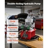 image:imageVEVOR Electric Driven Hydraulic Pump 750W 10000 PSI 120V Double Acting Hydraulic Pump Power Pack Unit Solenoid Valve with Pedal Switch 21 Gal  8L for Punching Bending Double Acting CylindersDouble acting  Pedal Switch