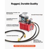 image:imageVEVOR Electric Driven Hydraulic Pump 750W 10000 PSI 120V Double Acting Hydraulic Pump Power Pack Unit Solenoid Valve with Pedal Switch 21 Gal  8L for Punching Bending Double Acting CylindersDouble acting  Manual Valve