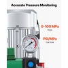 image:imageVEVOR Electric Driven Hydraulic Pump 750W 10000 PSI 120V Double Acting Hydraulic Pump Power Pack Unit Solenoid Valve with Pedal Switch 21 Gal  8L for Punching Bending Double Acting CylindersSingle acting  Pedal Switch