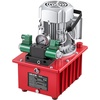 image:imageVEVOR Electric Driven Hydraulic Pump 750W 10000 PSI 120V Double Acting Hydraulic Pump Power Pack Unit Solenoid Valve with Pedal Switch 21 Gal  8L for Punching Bending Double Acting CylindersDouble acting  Pedal Switch