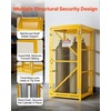 image:imageVEVOR Horizontal Cylinder Storage Cabinet 30L x 30W x 703H 8 Cylinder Capacity 4Tier Propane Storage Cage with Lock and Keys Yellow PowderCoated Carbon Steel for Propane Oxygen Nitrogen31 L x 30 W x 65 H