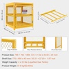 image:imageVEVOR Horizontal Cylinder Storage Cabinet 30L x 30W x 703H 8 Cylinder Capacity 4Tier Propane Storage Cage with Lock and Keys Yellow PowderCoated Carbon Steel for Propane Oxygen Nitrogen31 L x 30 W x 35 H