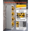 image:imageVEVOR Refrigerant Tank Rack 148 x 13 x 52 inches 4 Tiers for 4 Cylinder with Top Storage Shelf White PowderCoated Carbon Steel Cylinder Tank Rack for Cargo Van Storing Oxygen and NitrogenWhite
