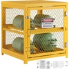 image:imageVEVOR Horizontal Cylinder Storage Cabinet 30L x 30W x 703H 8 Cylinder Capacity 4Tier Propane Storage Cage with Lock and Keys Yellow PowderCoated Carbon Steel for Propane Oxygen Nitrogen31 L x 30 W x 35 H