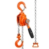 image:imageVEVOR Manual Lever Chain Hoist 12 Ton 1100 lbs Capacity 5 FT Come Along G80 Galvanized Carbon Steel with Weston DoublePawl Brake Auto Chain Leading amp 360 Rotation Hook for Garage Factory Dock1100lbs 5FT
