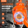 image:imageVEVOR Manual Lever Chain Hoist 12 Ton 1100 lbs Capacity 5 FT Come Along G80 Galvanized Carbon Steel with Weston DoublePawl Brake Auto Chain Leading amp 360 Rotation Hook for Garage Factory Dock1100lbs 5FT