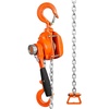 image:imageVEVOR Manual Lever Chain Hoist 12 Ton 1100 lbs Capacity 5 FT Come Along G80 Galvanized Carbon Steel with Weston DoublePawl Brake Auto Chain Leading amp 360 Rotation Hook for Garage Factory Dock1100lbs 5FT