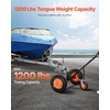 image:imageVEVOR Trailer Dolly 1200lbs Tongue Weight Capacity Carbon Steel Trailer Mover with 2 inch Ball 152 inch Pneumatic Tires Portable Tow Dolly for Moving RV Trailers1200lbs