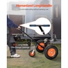 image:imageVEVOR Trailer Dolly 1200lbs Tongue Weight Capacity Carbon Steel Trailer Mover with 2 inch Ball 152 inch Pneumatic Tires Portable Tow Dolly for Moving RV Trailers1200lbs