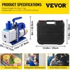 image:imageVEVOR Vacuum Pump Kit HVAC Single Stage AC Vacuum Pump 48CFM 13HP Air Vacuum Pump with 4 Valve AC Manifold Gauge Set Refrigerant Air Conditioning48 CFM 4 Valve