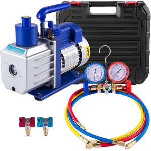 image:imageVEVOR Vacuum Pump Kit HVAC Single Stage AC Vacuum Pump 48CFM 13HP Air Vacuum Pump with 4 Valve AC Manifold Gauge Set Refrigerant Air Conditioning48 CFM 4 Valve