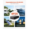 image:imageVEVOR 24V 100Ah LiFePO4 Lithium Battery Builtin 50A BMS 4000 CyclesNO Bluetooth