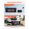image:imageVEVOR 24V 100Ah LiFePO4 Lithium Battery Builtin 50A BMS 4000 CyclesNO Bluetooth