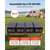 image:imageVEVOR 24V 100Ah LiFePO4 Lithium Battery Builtin 50A BMS 4000 CyclesNO Bluetooth