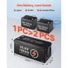 image:imageVEVOR 24V 100Ah LiFePO4 Lithium Battery Builtin 50A BMS 4000 CyclesNO Bluetooth