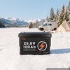image:imageVEVOR 24V 100Ah LiFePO4 Lithium Battery Builtin 50A BMS 4000 CyclesNO Bluetooth